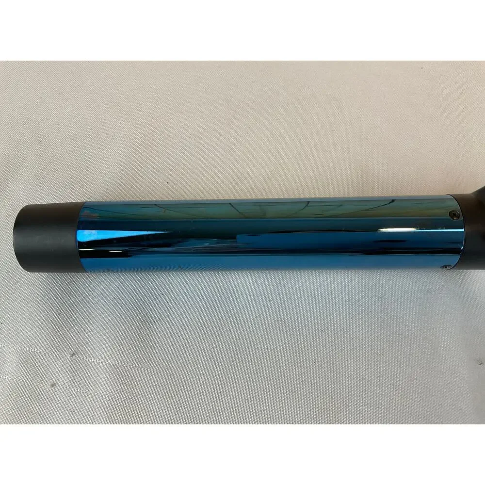 BaByliss PRO Nano Titanium Curling Wand, Blue/Silver